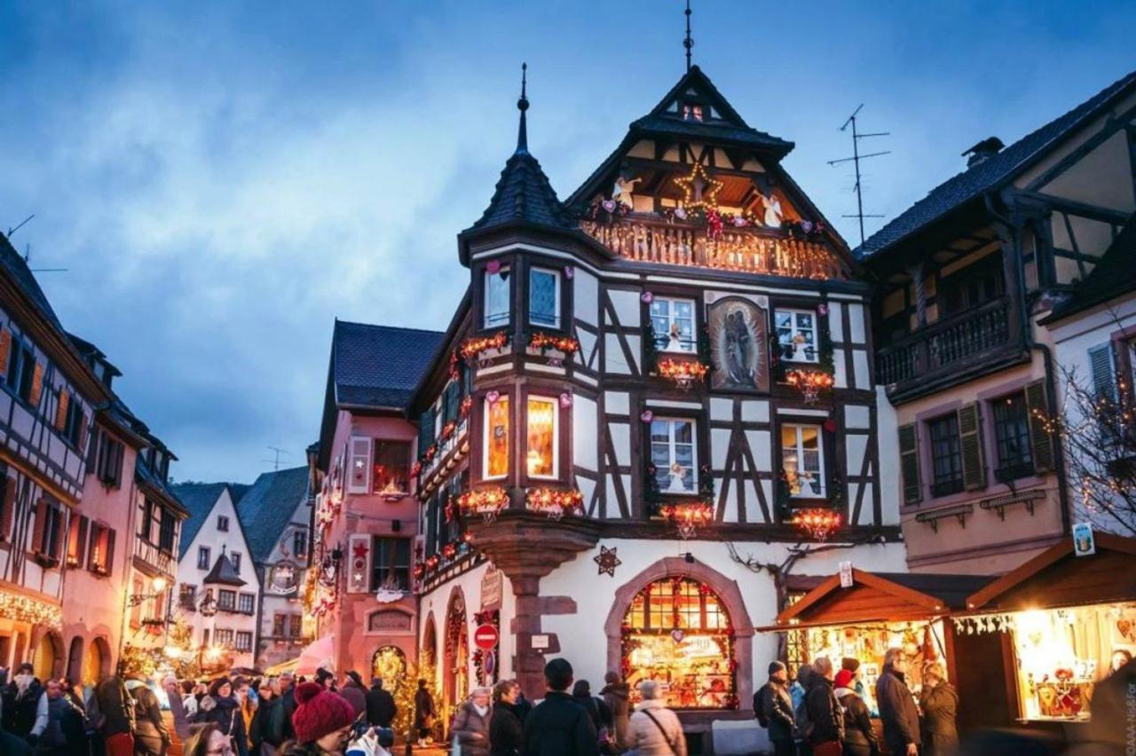 Au Bon Vieux Port Maison De Vacances Alsacienne A 10Mn De Ribeauville, Riquewihr Et Kaysersberg Sélestat Exterior foto